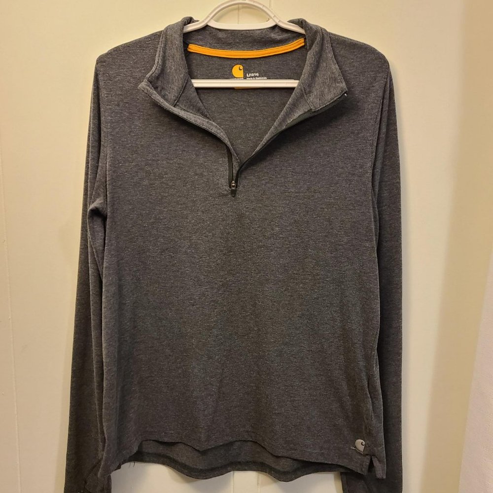 Gray Carhartt 1/4 zip
